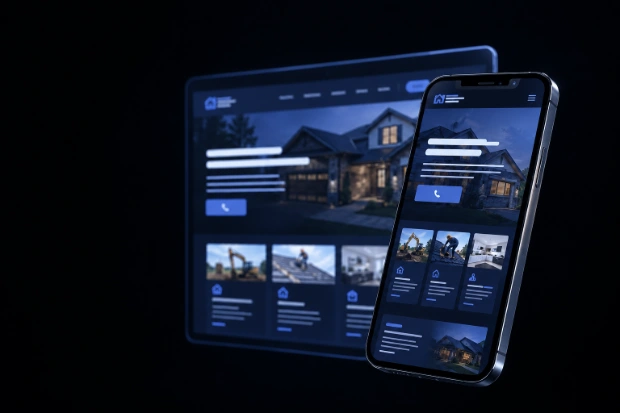 Contractor website example